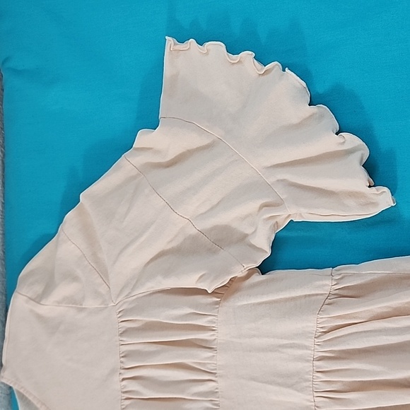 Sundance On A Whim Tiered Ruffle Boho, High-low Hem Blouse Size Medium - Picture 3 of 8